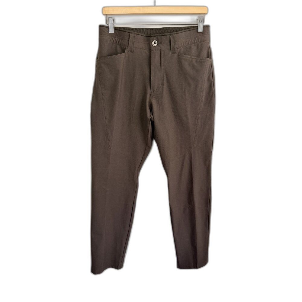 KÜHL Deceptr Pants Mens 30x32 Brown Stretch Hiking Travel Tapered Outdoor